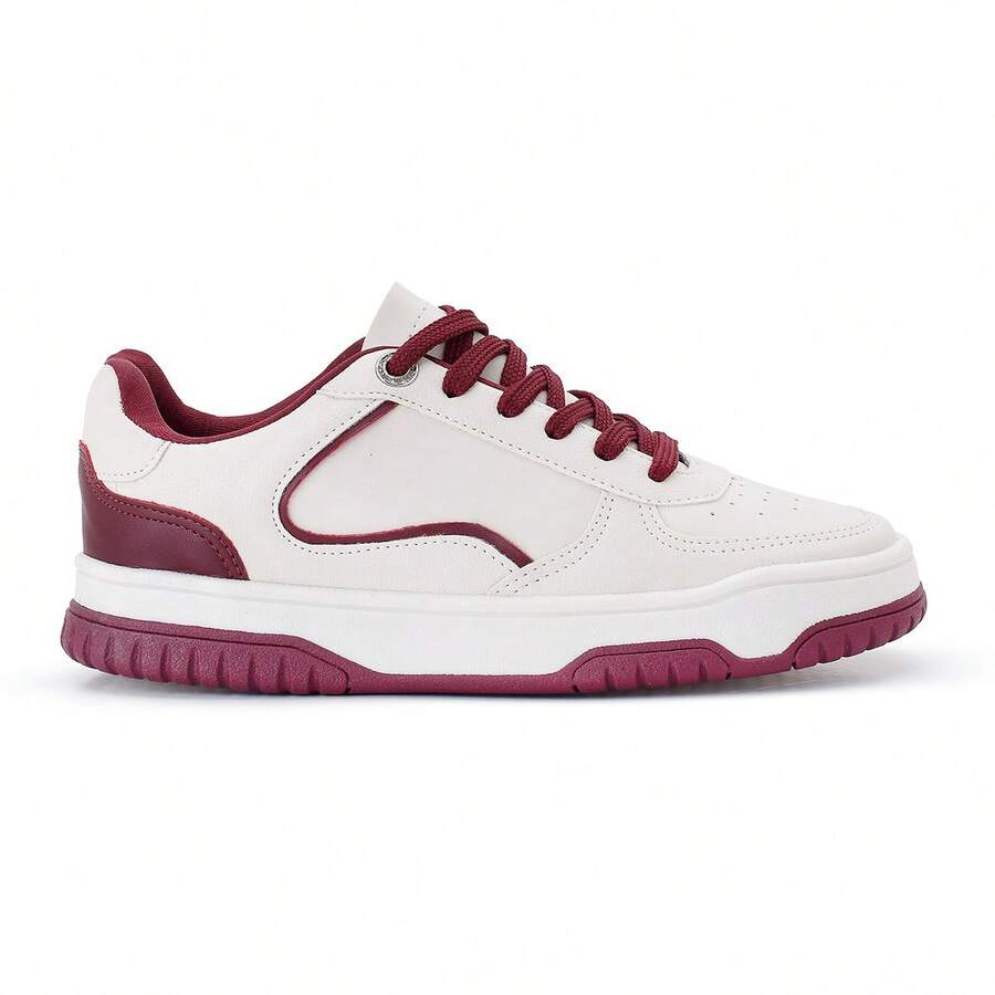 Women's Casual Sneakers, Premium Line, Super Comfortable - 紅木色 - 查看 1