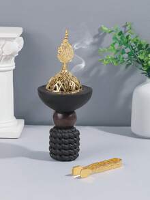 1 Piece/1 Set Modern Solid-Color Resin Cylinder Incense Burner, Which Combines The Functions Of An Exquisite And Stylish Bakhoor Burner And A Minimalist Bakhoor Holder. Arabic Incense Holder,Mabkhara,Aromatherapy Burner,Suitable For Middle Eastern Decoration, It Provides Optional Lid Incense Burner Decoration In Light Luxury, Noble And Elegant Styles. - Multicolor - View 17