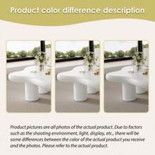 Irregular Cloud-Shaped Coffee Table, 97 Cm Long, 67 Cm Wide, 32 Cm High, MDF With Felt Pads, Lacquered Surface, Creative Coffee Table - White - View 7