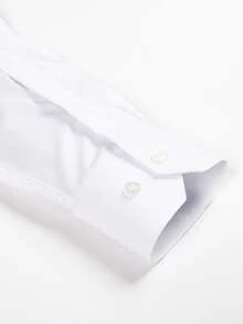 Rand paul Men's Long-Sleeved Dress Shirt With Thin Stripes, Perfect Cut And Soft Fabric - 白色 - 查看 4