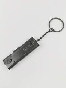 1 Outdoor Survival High Decibel Stainless Steel Whistle Multifunctional Training Whistle Referee Dual Tube Whistle Suitable For Various Scenarios - Multicolor - View 4