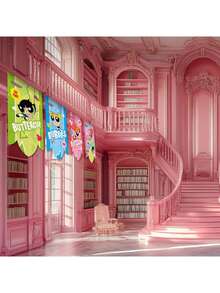 THE POWERPUFF GIRLS 1 Cờ biểu ngữ PPG dễ thương, Phim hoạt hình Powerpuff bay Nữ hoạt hình Q-Version Blossom, Buttercup, Bubbles Trâm cài áo đa năng thời trang Kawaii treo tường phòng ngủ hiện đại Banner chăn thảm trang trí ngoại thất Quà tặng trang trí tiệc ngoài trời trong vườn [Được cấp phép chính thức] - Nhiều màu - Xem 7