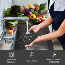 3 Set Nonstick Oven Liner Bottom Of, 16x20 Inch Thick Heavy Duty Oven Liner, Reusable BBQ Grill, Easy To Clean Barbecue Grilling - Black - View 5