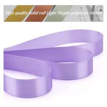 1/2 Inch, Light Purple Ribbon For Gift Wrapping 50 Yards Perfect Wedding Party Wreath Sewing DIY Hair Accessories Dration Floral Hair Balloons Other Projects - Multicolor 603 - View 3