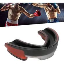 ZJchao Protector Bucal Deportivo, Protector Bucal Deportivo Para Baloncesto Deportes Taekwondo Boxeo Protector Bucal Protector Bucal de Boxeo Fútbol de Protección Bucal Para Jóvenes Adultos (rojo) - Rojo - Ver 3