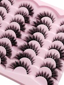 Sibeuna 14 Pairs Cat Eye False Eyelashes, Natural & Fluffy, Create Charming Flared Eyeliner Look, Enhance Delicate Makeup - Cat eye Lashes - View 6