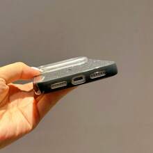 Luxury Bling Glitter Magnetic Wireless Charge Phone Case Compatible With IPhone 17ProMax 17Pro 17Air 17 16 15 14 13 12 Pro Max 11 Cute Jelly Shockproof IMD Cover - Pink - View 7