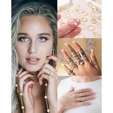 Women Mitten Rings - Multicolor - View 6