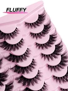 Sibeuna 14 Pairs Cat Eye False Eyelashes, Natural & Fluffy, Create Charming Flared Eyeliner Look, Enhance Delicate Makeup - Cat eye Lashes - View 2