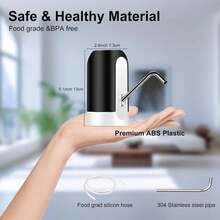 5 Gallon Water Bottle Dispenser - USB Charging Electric Portable Pump| Low Noise For 2-5 Gallon Jugs (Kitchen & Camping) - 1 - Xem 5