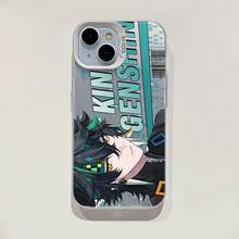 Funda para teléfono con diseño de personajes de . Compatible con teléfonos ,  17,  16 Pro Max,  15 Pro Max,  13 y  12. Fabricada en TPU para una protección eficaz contra golpes y caídas. Un regalo ideal para familiares, amigos, seres queridos, parejas y para Navidad. - Plateado - Ver 6