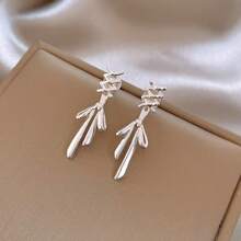 几何耳环，优雅精致的成熟女性耳环，简约奢华设计，日常佩戴 - 多色 - 查看 10