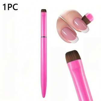 三合一法式美甲刷，凝胶及亚克力美甲清洁刷 - 精细美甲刷，可精准清洁，更适合初学者，精准涂抹，无异味，非常适合精细设计和制作，美甲用品 - 适用于凝胶抛光设计、法式美甲技巧、精细彩绘、雕刻、点缀，DIY 您的创意