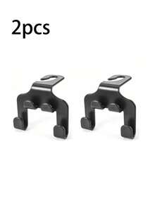 Universal Car Seat Headrest Hanger Storage Rack, Backseat Organizer Bag, Car Phone Holder, Car Interior Accessories, Sun Shade, Travel Cooling, Car Accessories, Car Storage Bag, Keep Your Car Clean - Black - View 12