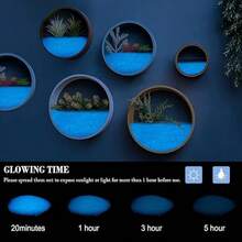 1000 حبة من الأحجار متعددة الألوان التي تضيء في الظلام بحجم 3-5 مم، مناسبة لأعمال الحرف اليدوية DIY، ديكور حوض السمك والمنزل، ويمكن استخدامها أيضًا كحصى مضيئة أو كحشو للمزهريات - متعدد الألوان - مشاهدة 5