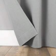 Archaeo Panel de Cortina con pestaña Superior de Mezcla de algodón, 40 x 84, Color(101.6An x 160Al cm (1 Paneles) Gris) - Multicolor - Ver 4