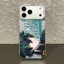 Funda para teléfono con diseño de personajes de . Compatible con teléfonos ,  17,  16 Pro Max,  15 Pro Max,  13 y  12. Fabricada en TPU para una protección eficaz contra golpes y caídas. Un regalo ideal para familiares, amigos, seres queridos, parejas y para Navidad. - Plateado - Ver 3