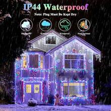 240LED 88Ft Connectable String Lights Indoor Outdoor Wire Warm White Lights Twinkle Fairy In With Timer Bedroom Classroom Wedding Tree Patio Decor - Multicolor + 240LED - View 6