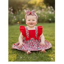 Baby Girl's Overalls Skirt Strawberry Print With Decorative Bows Includes Headband Charming Delicate Clothing For Parties Outings Birthday Gift Smash The Cake Rehearsal Summer Instagrammable Look Stylish Set Creative Charming Soft Fresh Comfortable Elegant Differentiated Exclusive Piece Modern Full Of Personality Opening Adjustable Back Closure Tie Impeccable Finish Reinforced Stitching Ruffles Wide Straps Marked Waist Flared Skirt Light Fit Neat Details Ideal Composition Special Productions Preserving Movement Practicality Ease Of Use Visual Graceful Colorful Soft Inspiring Style Child Fashionista Versatile Unique Occasions Perfect Gift Composing Photos Unforgettable Moments Sophistication Joy Affection Affection Created Thinking Comfort Development Mother Daughter Connection Wardrobe Charming Inspiration Sweetness Purity Magic Shine Clothing Love
