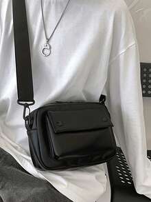 Men's PU Shoulder Bag, Chest Bag, Coin Purse, Crossbody Bag, Winter Holiday Handbag, Waist Bag, Beach Bag, Gym Bag, Black Bag, Hiking, Large Capacity, Multifunctional, Portable, Vacation, Fanny Pack, Christmas Gift, Valentine's Day, Retro Valentine's Day, Holiday Essential, Crossbody Bag, Sticker Bag, Back To School, Valentine's Day Gift, Retro Men's Gift Bag, Crossbody Bag, Spring Retro Bag, Stationery, Mini Bag, Small Bag Valentine's Day