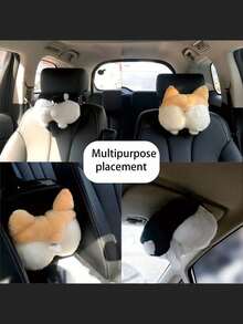 1pc Corgi Butt Funny Car Tissue Box, Creative Cute Car Interior Tissue Holder, Car Accessories, Christmas Gift - Multicolor - View 4