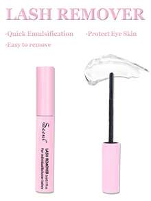 3pcs/2pcs/1pc Lash Remover For Cluster Lashes 5ml Remover For Lash Extensions At Home Lash Clusters DIY Eyelash Extension Remover DIY Lash Extension Remover Adhesive - 黑色 - 查看 6