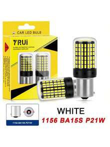 YiRui 2pcs 12-24V New LED Bulbs 144SMD Backup Turning Lights BA15S P21W BAU15S PY21W 7440 W21W P21/5W 1157 BAY15D - 1156 BAU15S PY21W - View 13