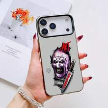 Funda de teléfono de la película T-Terrifier 2 3 H-Horror Clown para 11 12 13 14 15 16 17Pro Max Plus, protector de teléfono con revestimiento - Z7 - Ver 2