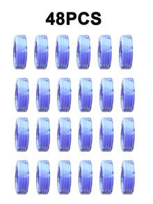 48/24/16/8件套行李箱轮套，包包挂饰，行李箱轮保护套，适用于8轮旋转行李箱，耐磨防噪音行李箱套，旅行必备配件