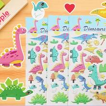 Nuevas pegatinas de espuma de PVC con burbujas con patrones de dinosaurios y animales de dibujos animados, personalizables - Multicolor - Ver 2