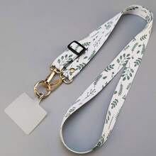 Painted Crossbody Cell Phone Lanyard Strap Adjustable Neck Hanging Rope With Gasket Clip Anti-Lost Universal Phone Case Lanyards Gifts For Mother, Family, Friends, Birthday, Holiday Phone Charm, Phone Chain - Green - View 14