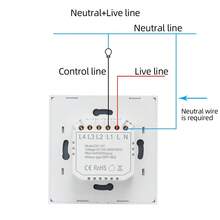 WiFi & 蓝牙双模智能开关 - ChevoLink EU 触摸式墙壁开关 1/2/3/4 位 白色/黑色 需要零线 AC 100-240V - 可与 Tuya 和 Alexa 无缝集成 - 白色 - 查看 8