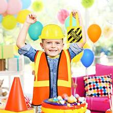 Gejoy 48 Pcs Construction Birthday Party Supplies Halloween Worker Costume Role Play Construction Hats And Vests Tote Bag And Traffic Cones For Dress Up Cosplay Party Decorations With Interactive Role Play Elements And Durable Design For Outdoor And Indoor Use - 如圖 - 查看 5