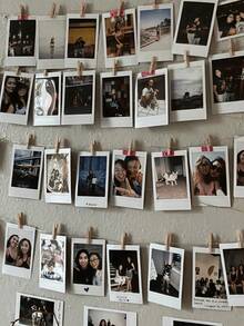 个性化装饰、定制情侣照、照相亭打印、迷你打印、纪念礼物、照片打印、宿舍装饰、图片打印、DIY定制生日和圣诞礼物 - 多色 - 查看 9