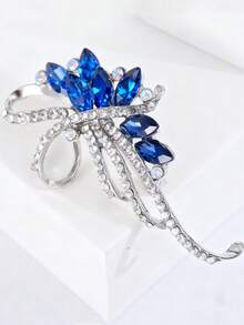 1 pieza Broche elegante de flor de Crepe Myrtle de cristal, accesorio de moda versátil - Bauhinia - Ver 7