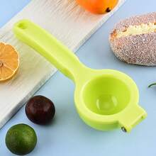 1pc Eating Handheld Lime Squeezer, Manual Citrus Juicer For Cooking Baking & Cocktail Making, 22*7.5cm/8.66*2.95., Green,Christmas Present - Green - View 6