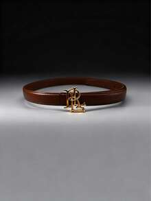 一条女士腰带，配有时尚的“LLR”字母组合扣。这款高品质PU腰带休闲时尚百搭，适合日常休闲、商务、用餐、约会等场合，可搭配连衣裙、牛仔裤、半身裙，尤其适合秋季穿着。 - 彩色 - 查看 5