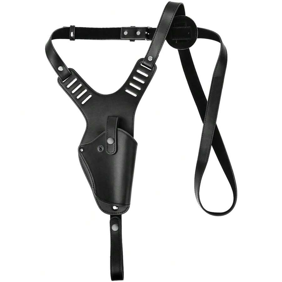 Tactical Leather Underarm Shoulder Holster – Designed For Concealed Carry | Gun Holster Fully Adjustable As 1911, 17/19, Fits Multiple Handgun Models