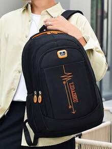 Waterproof Nylon Backpack Suitable For Students And Business People - Large Capacity, Durable Oxford Fabric, Laptop Compartment, With Practical Pockets, Ideal For School Return Trips - Multicolor - View 7