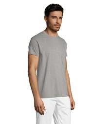 THEGEWA PACK OF 10 T-SHIRTS, ASSORTED COLORS: BLACK, WHITE, AND MORE COLORS, LIGHT AND COOL. Plain, Regular, Asymmetrical, Spring Festival, MULTICOLOR - Xám - Xem 11
