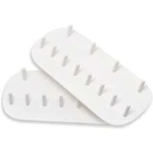 NewOrganizador de Joyas Paquete de 2 Soportes pared para Collar Soporte para Collar Colgante con 12 ganchos para Collares pulsera anillo Organizador de Joyería para mujeres y niñas Blanco - blanco - Ver 4