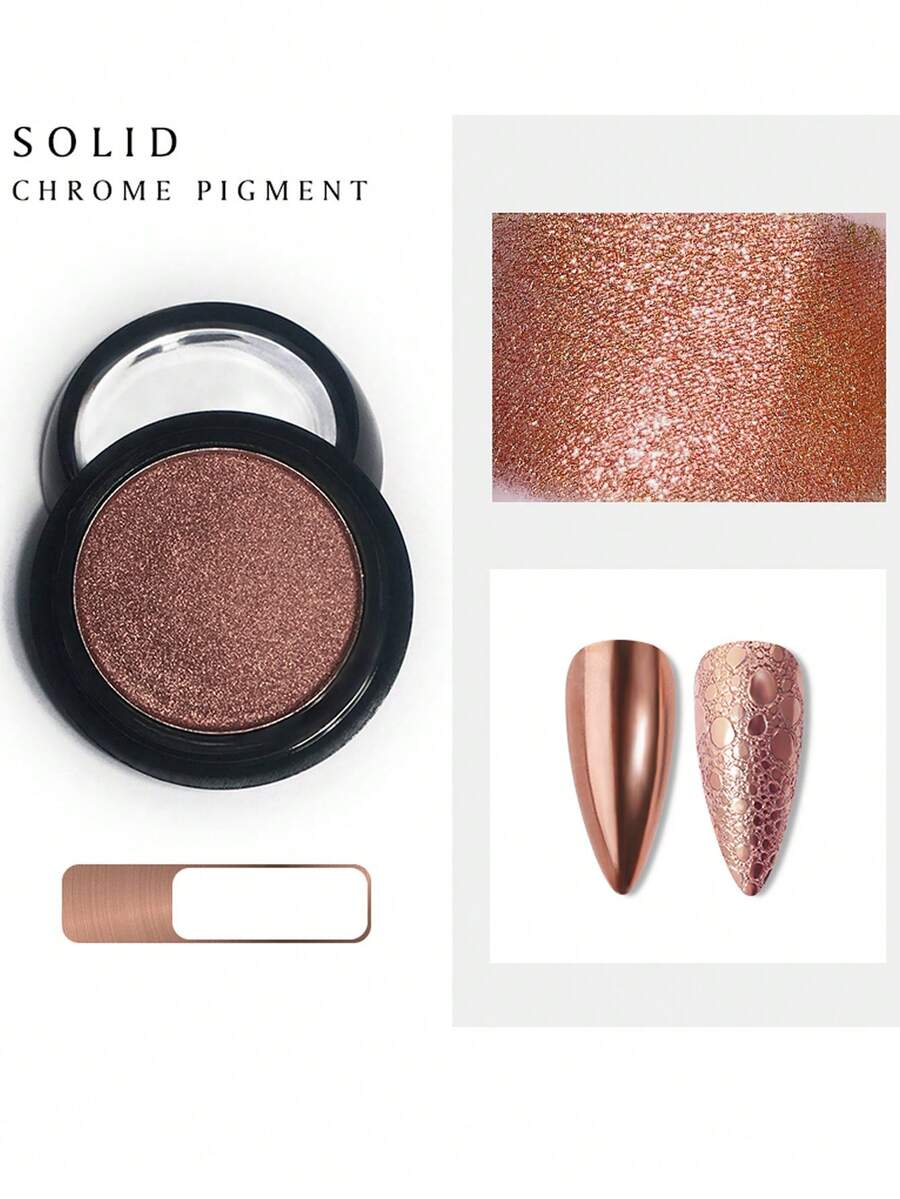 OBP C & G OBP Mirror Effect Nail Powder - 24 Colors To Choose From - 珊瑚粉 - 查看 1