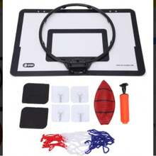 Aro De Baloncesto Canasta Tablero Basquetbol Colgable 39 Cm - Blanco - Ver 8