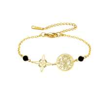 TEAMER 1 件不锈钢神秘女巫结空心星手链，男女通用简约优雅珠宝礼物，适合送给家人和朋友 - 時尚系列 - 查看 23