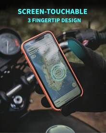 Winter Gloves Men's And Women's Cold Weather Warm Gloves Work Gloves Set Suitable Running, Driving, Cycling, Work, Hiking Outdoor Screen Gloves Autumn Outfits - 黑色 - 查看 4