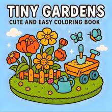 GDTME 2026年新款成人涂色书《可爱的房子》，24页厚纸，非常适合与朋友和家人一起享受温馨的涂色时光，是圣诞节、新年、开学季和文具爱好者的理想礼物。 - 可愛的房子 - 查看 15