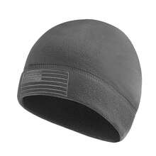 American Flag Fleece Watch Caps, Multi-Seasonal Men Military Tactical Beanie, Winter Warm Cap