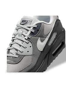 Nike Air Max 90系列青少年运动鞋 透气吸汗 轻便 弹性好 纯色 浅灰 深灰 运动户外日常 HQ3817-001 - 淺灰色/深灰色 - 查看 6