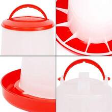 2pcs Automatic Pet Feeder & Waterer Set, 160ml/1KG/2KG Capacity, Suitable For Poultry Like Chicken, Pigeon, Quail, Livestock Feed Trough And Water Bucket, Unattended Feeding And Watering Device