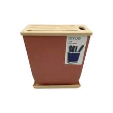 Organizador de cuchillos de plástico - Naranja - Ver 8